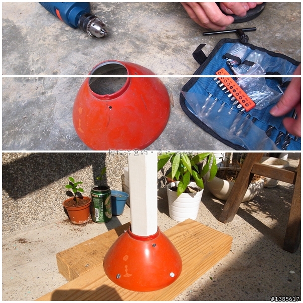 DIY木工 用廢木材拼湊起來的收納信箱