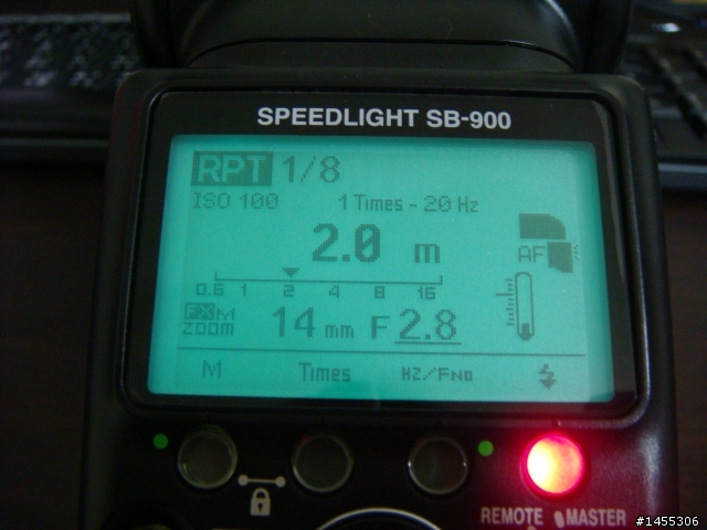 NIKON 閃燈SB900 約連續拍20張就過熱