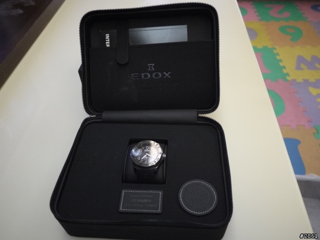 <開箱>生平第二次開箱:EDOX Class 1 Ice Shark II Lim. Ed.冰鯊二代