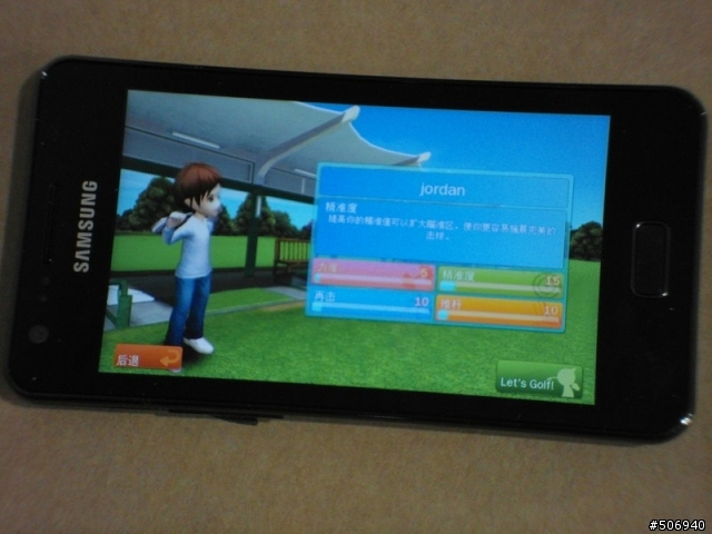 最近GALAXY R裡我最鍾愛的高爾夫遊戲Let's Golf 3 HD