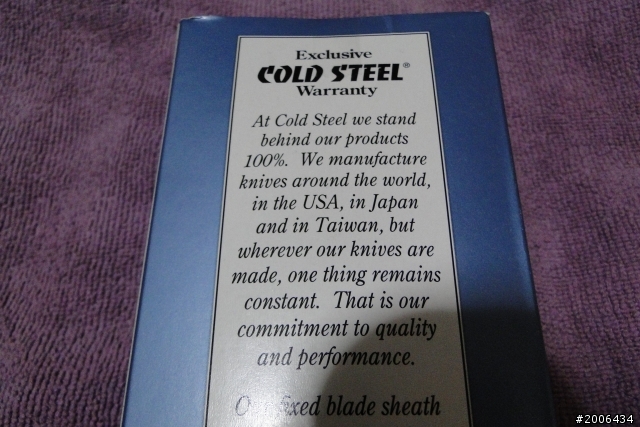 Cold Steel 冷鋼小出草刀 Battle Ready Classics In SAN MAI III之ODA入手開箱文