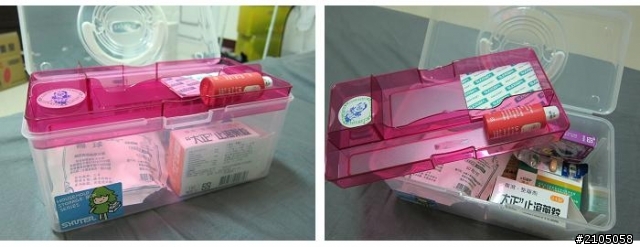 開箱@果凍色塑膠工具箱