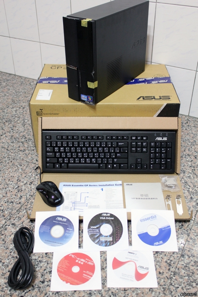 華碩輕巧桌機小改款-ASUS CP6230 開箱分享