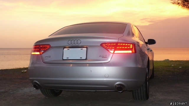 AUDI A5 SB 2.0TQ銀 開箱之車燈秀