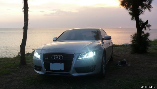 AUDI A5 SB 2.0TQ銀 開箱之車燈秀