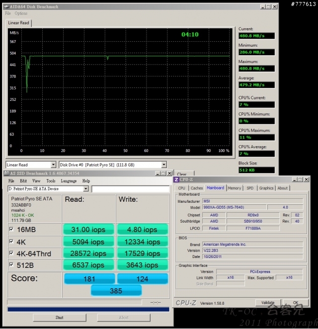 美商博帝Patriot Pyro SE 120GB SSD低調登場