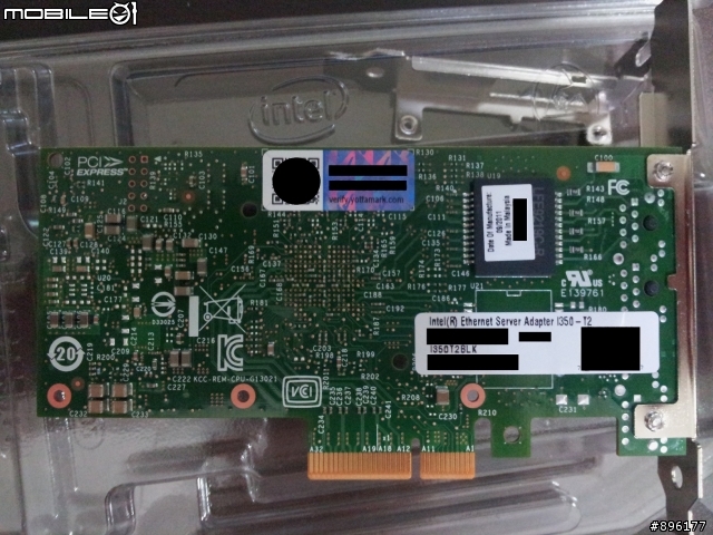【超級大外行開箱文】不純開箱 (因為只有透明塑膠盒裝) ~ INTEL Ethernet Server Adapter I350-T2 沒心得也沒測試