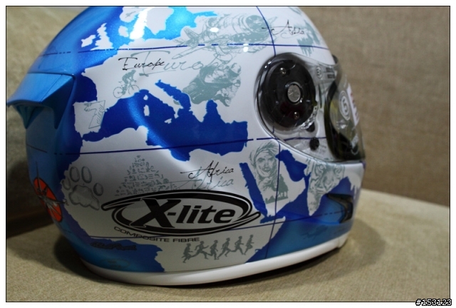 我家老爺~~地圖帽~ 開箱!! 開箱!!!!~~X-Lite X802 Replica Carlos Checa