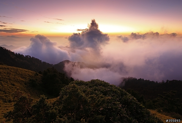合歡主峰~石門山~夕陽~夜曝~日出~藍天~