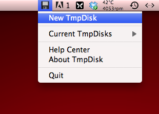 Mac OS X 的記憶體虛擬磁碟工具 TmpDisk