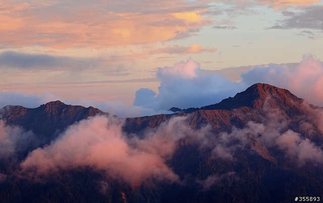 合歡主峰~石門山~夕陽~夜曝~日出~藍天~