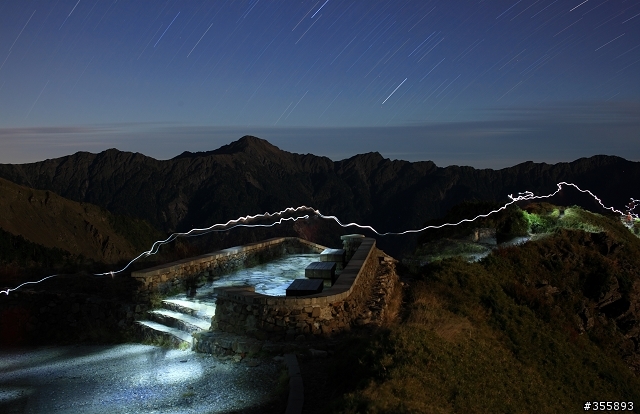 合歡主峰~石門山~夕陽~夜曝~日出~藍天~