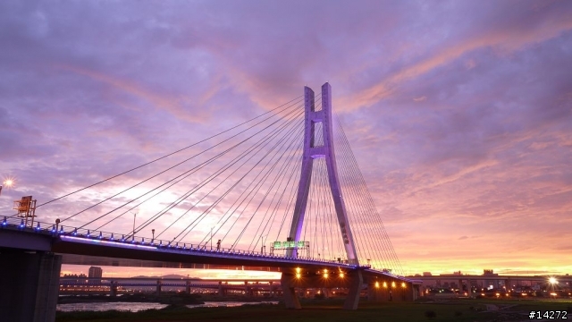 2011/11/27 新北大橋火燒雲夕景