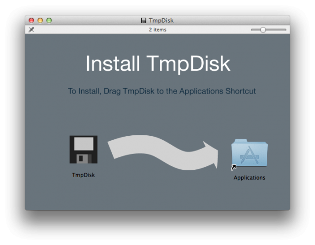 Mac OS X 的記憶體虛擬磁碟工具 TmpDisk
