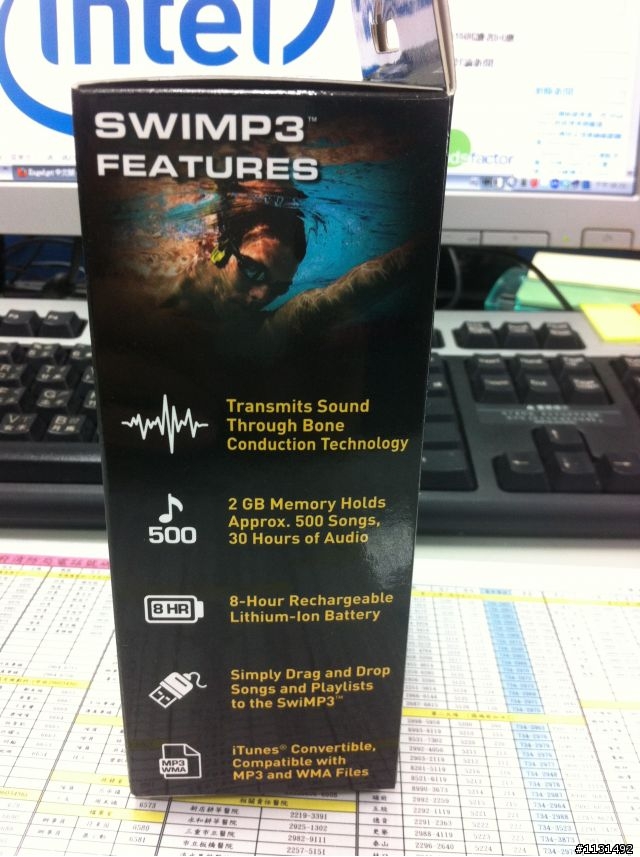 (開箱)Finis SWIMP3 骨傳導防水MP3*好像不是新品的憂傷......
