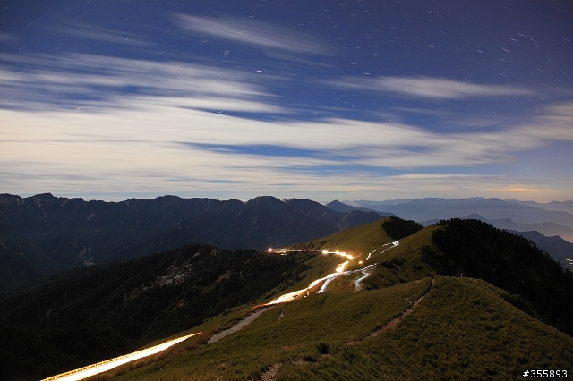 合歡主峰~石門山~夕陽~夜曝~日出~藍天~