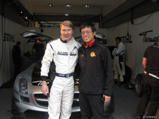 初見Mika Hakkinen!!!
