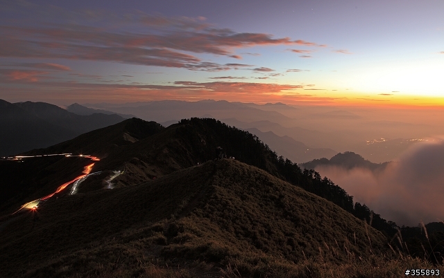 合歡主峰~石門山~夕陽~夜曝~日出~藍天~