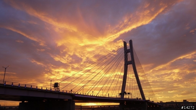 2011/11/27 新北大橋火燒雲夕景