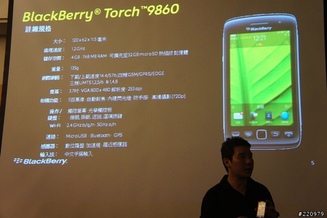 【參加心得】BlackBerry Bold 9900 & Torch 9860體驗會
