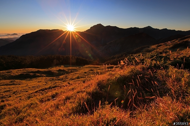 合歡主峰~石門山~夕陽~夜曝~日出~藍天~