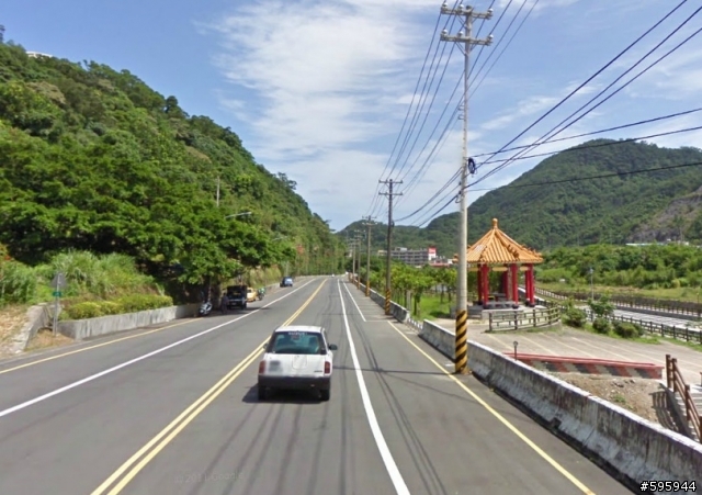 先用Google Map街景探勘陽金超馬路線叉路路標位置