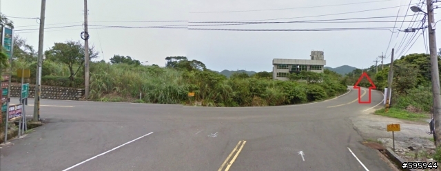 先用Google Map街景探勘陽金超馬路線叉路路標位置