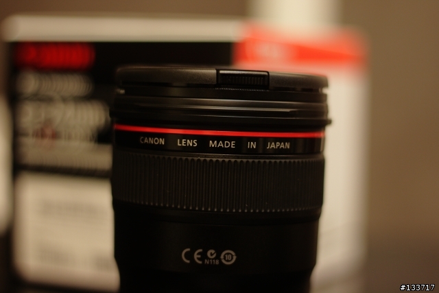 人生第一支L鏡... EF 24mm f/1.4L II USM