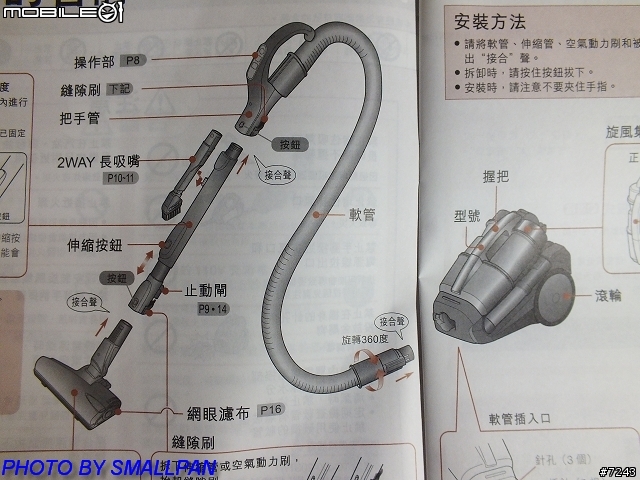 三菱氣旋型吸塵器TC-ZXA15STW試用分享文
