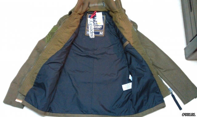 (開箱+實穿)超級跩軍裝短版羊毛大衣Superdry Retro Vintage Pea Lite Jacket