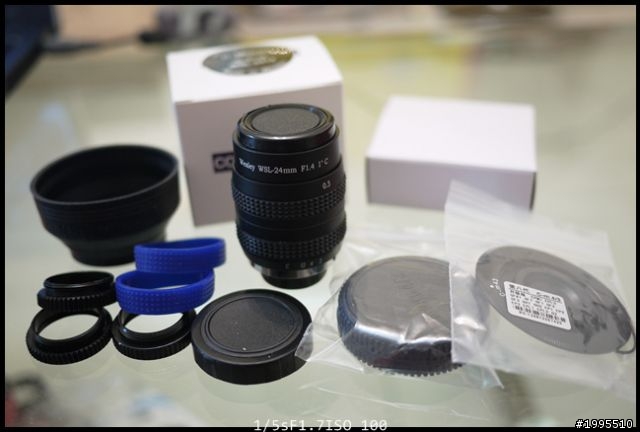 平價CCTV WSL 24mm F1.4 開箱加評測