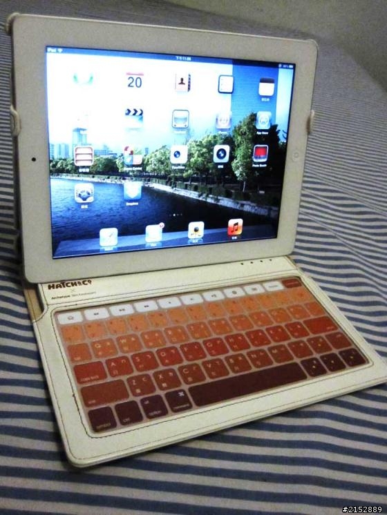 【分享】終於找到輕薄又方便的ipad2鍵盤了~