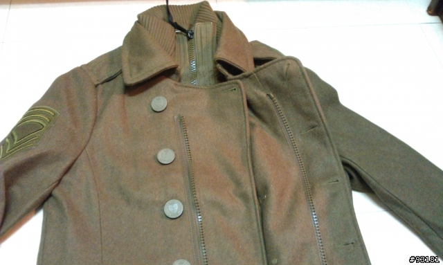 (開箱+實穿)超級跩軍裝短版羊毛大衣Superdry Retro Vintage Pea Lite Jacket