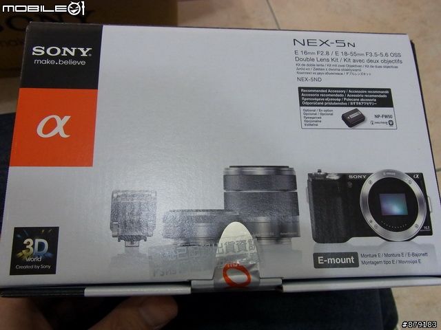 缺貨缺到爆! NEX5ND-B 黑 開箱!!!
