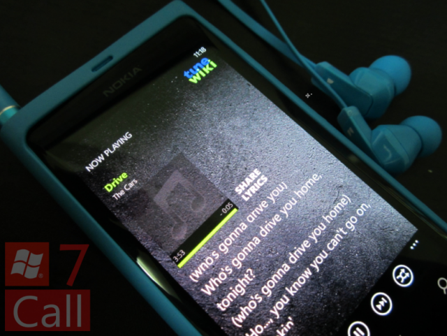 tunewiki 來到了 Windows Phone