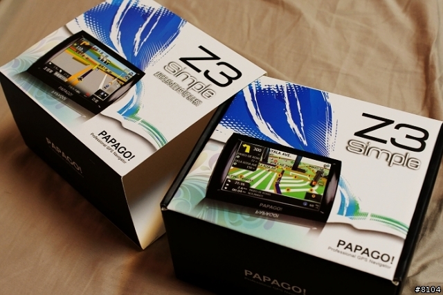 新機新圖資開箱測試-Z3 SIMPLE 超簡約多功能聲控導航機+全新PAPAGO! 9 衛星導航系統
