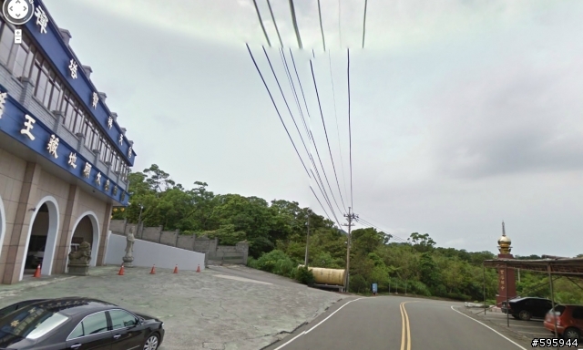 先用Google Map街景探勘陽金超馬路線叉路路標位置