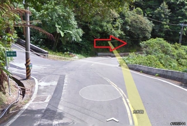 先用Google Map街景探勘陽金超馬路線叉路路標位置