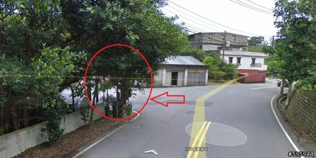 先用Google Map街景探勘陽金超馬路線叉路路標位置