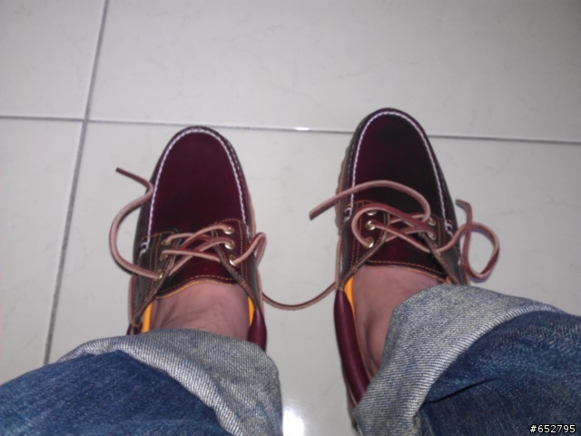 (來自MO01市集開箱)Timberland 50009酒紅雷根鞋