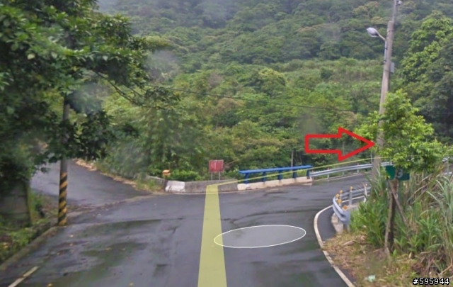 先用Google Map街景探勘陽金超馬路線叉路路標位置