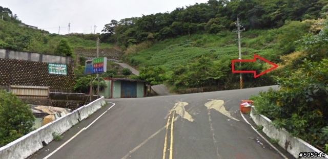 先用Google Map街景探勘陽金超馬路線叉路路標位置