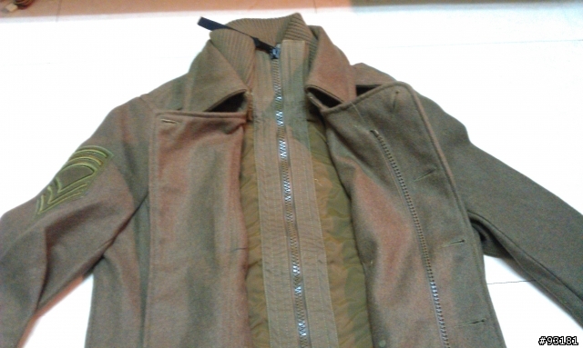 (開箱+實穿)超級跩軍裝短版羊毛大衣Superdry Retro Vintage Pea Lite Jacket