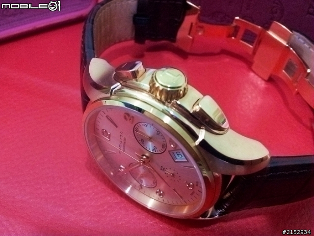 "精簡開箱" Hamilton Jazzmaster Rosegold Chronograph