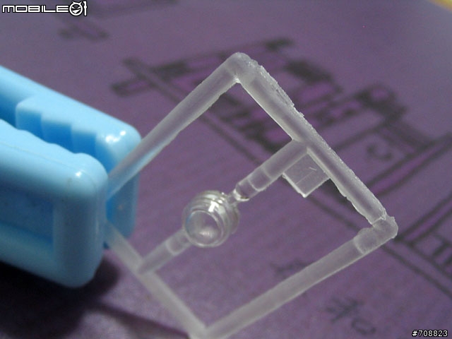 Bandai 電擊附錄(偽?)新安州頭像支架---笨呆也不Bandai了---