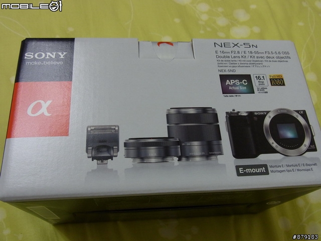 缺貨缺到爆! NEX5ND-B 黑 開箱!!!