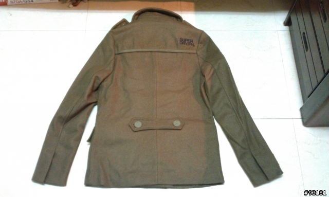 (開箱+實穿)超級跩軍裝短版羊毛大衣Superdry Retro Vintage Pea Lite Jacket