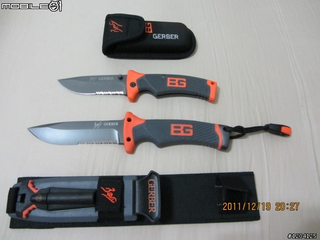 Bear Grylls 的求生刀具