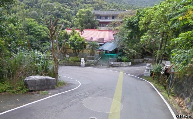 先用Google Map街景探勘陽金超馬路線叉路路標位置