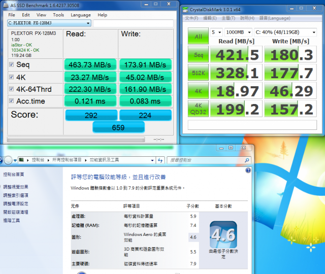 plextor M3 128G 簡單開箱